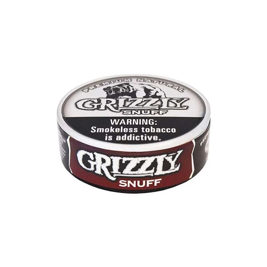 GRIZZLY SNUFF TOBACCO - 5 CANS