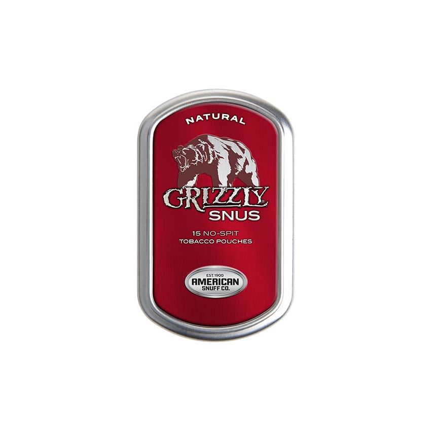 GRIZZLY SNUS NATURAL 5 CT