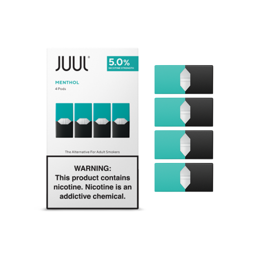 JUUL MENTHOL POD 8/4 CT 5.0 %