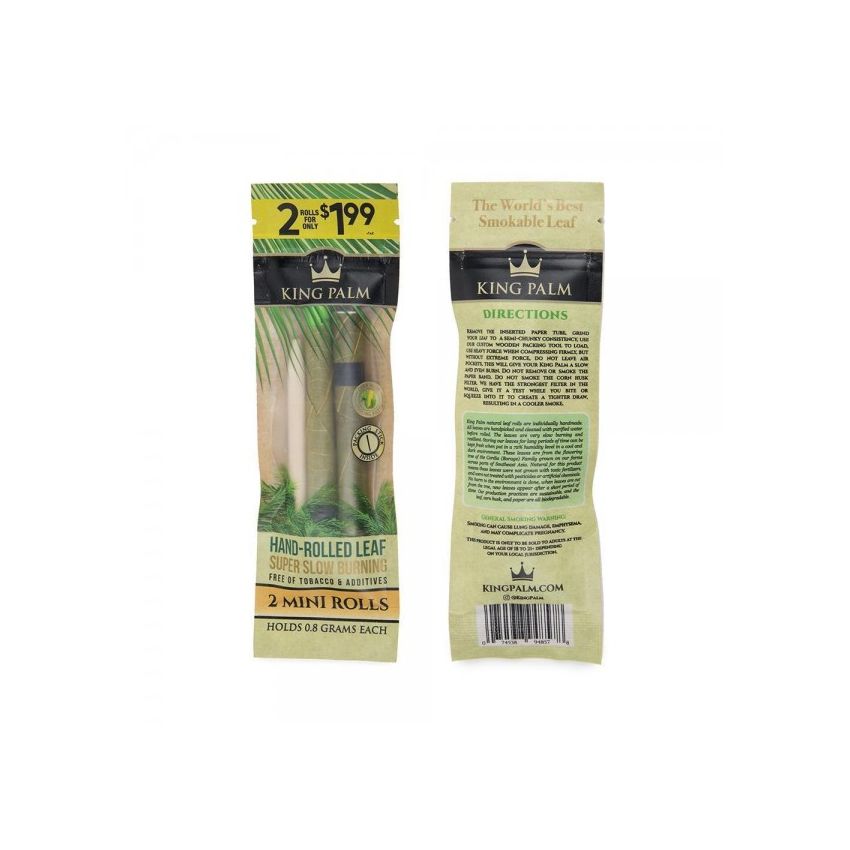 KING PALM SLIM 2 PK PRE PRICED $2.49