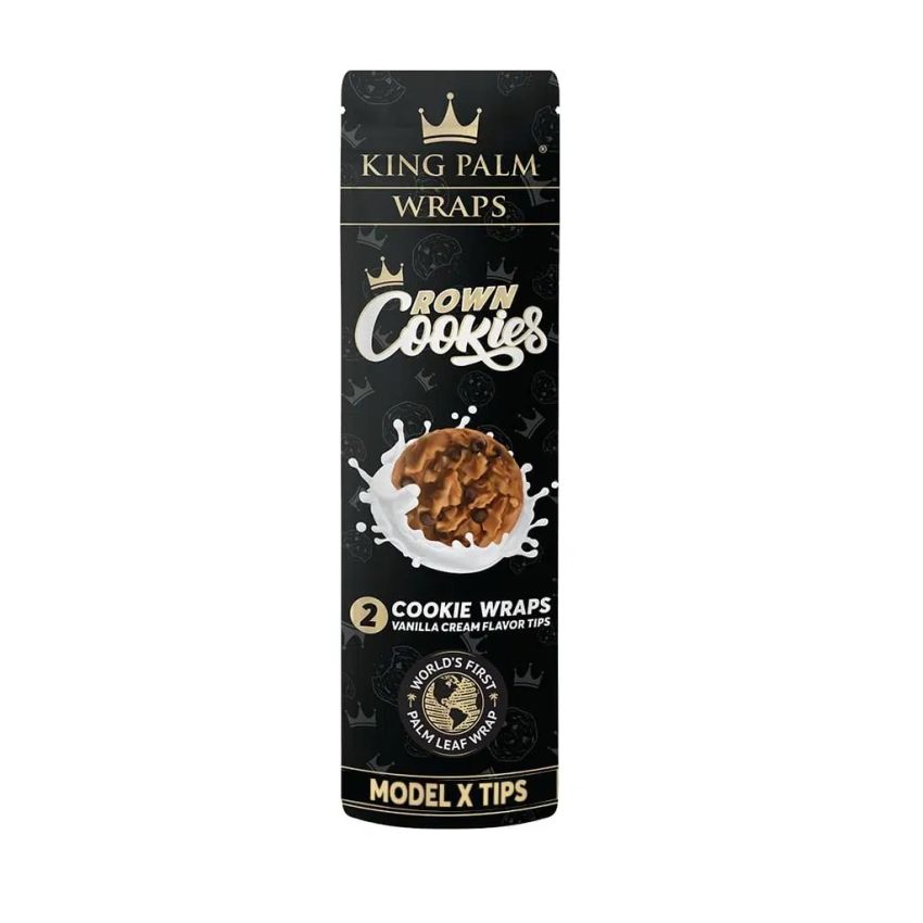 KING PALM LEAF WRAP CROWN COOKIES 2/15PK