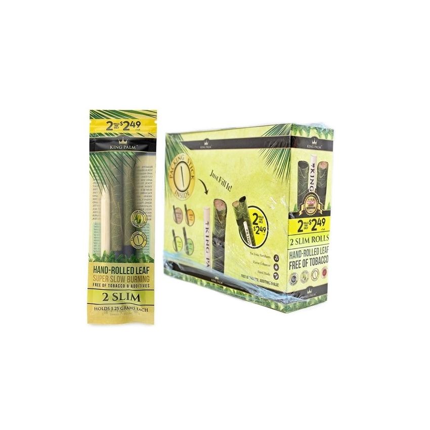 KING PALM SLIM 2 PK $2.49 - 20 PACK