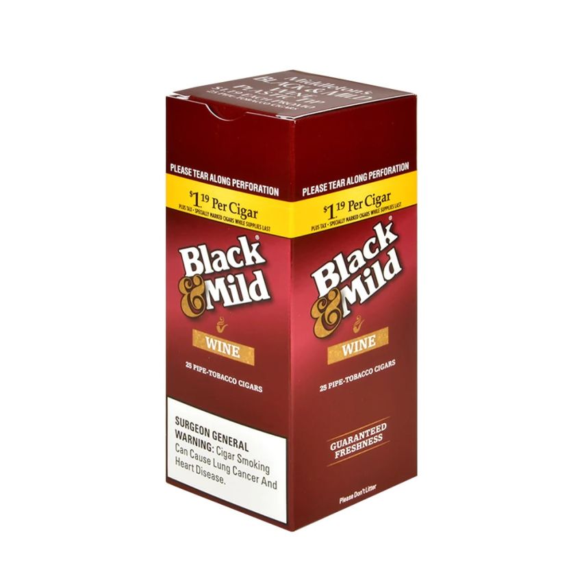 BLACK & MILD SINGLE $1.19 - 25 CT