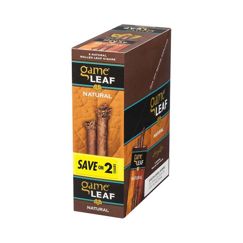 GAME LEAF SAVE ON 2 CIGARILLOS POUCH