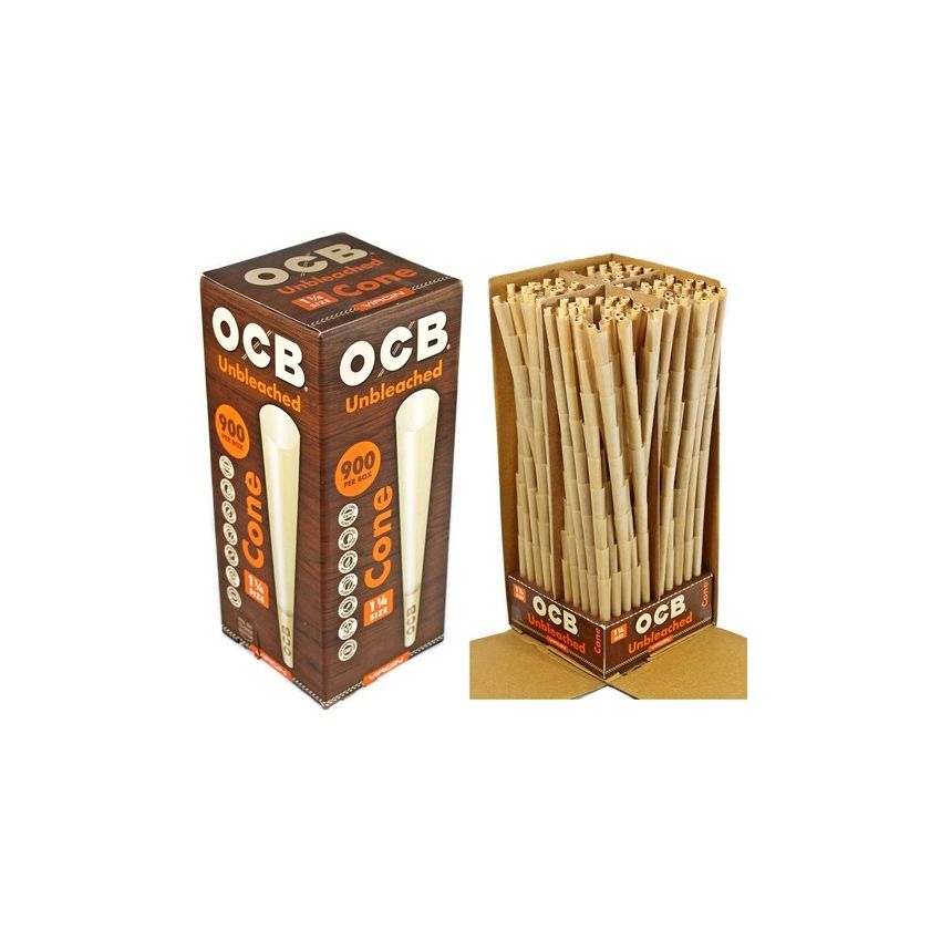 OCB VIRGIN CONE 1 1/4 BULK 900 CT