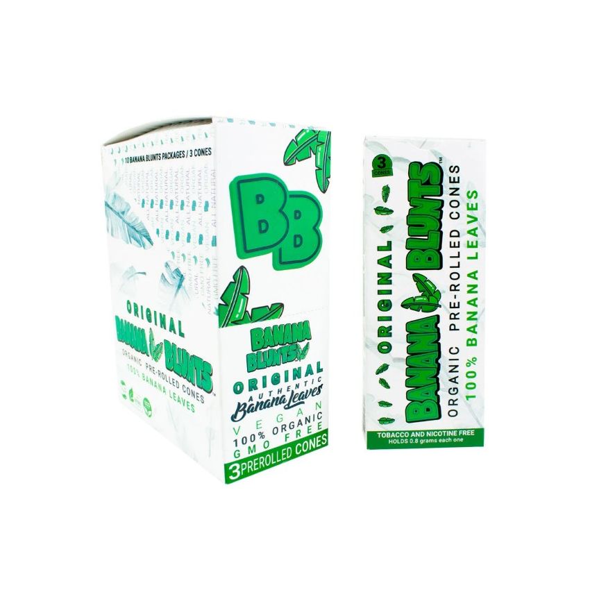 BANANA BLUNTS PRE ROLLED CONES 10/3 CT