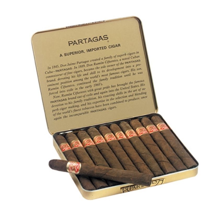 PARTAGAS PURITOS CIGAR 10/10 TIN