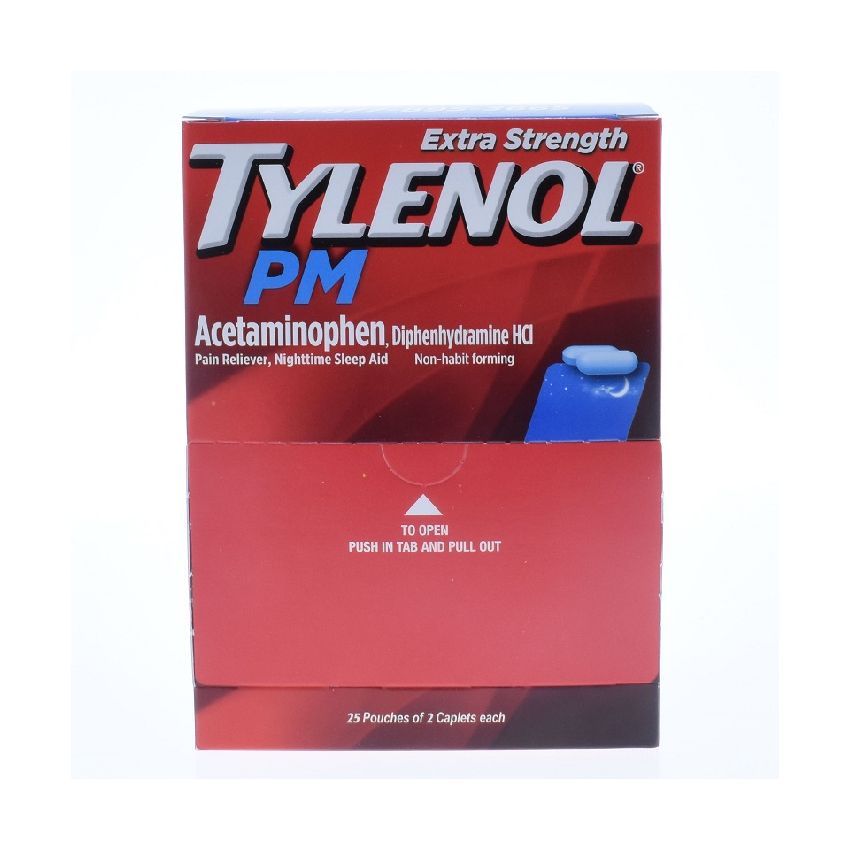 TYLENOL PM 500 MG 25/2 CT CAPSULES