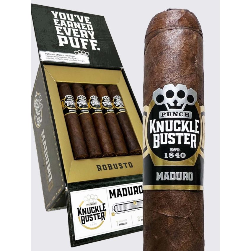 PUNCH 56110 KNUCKLE BUSTER MADURO TORO 20 CT BX