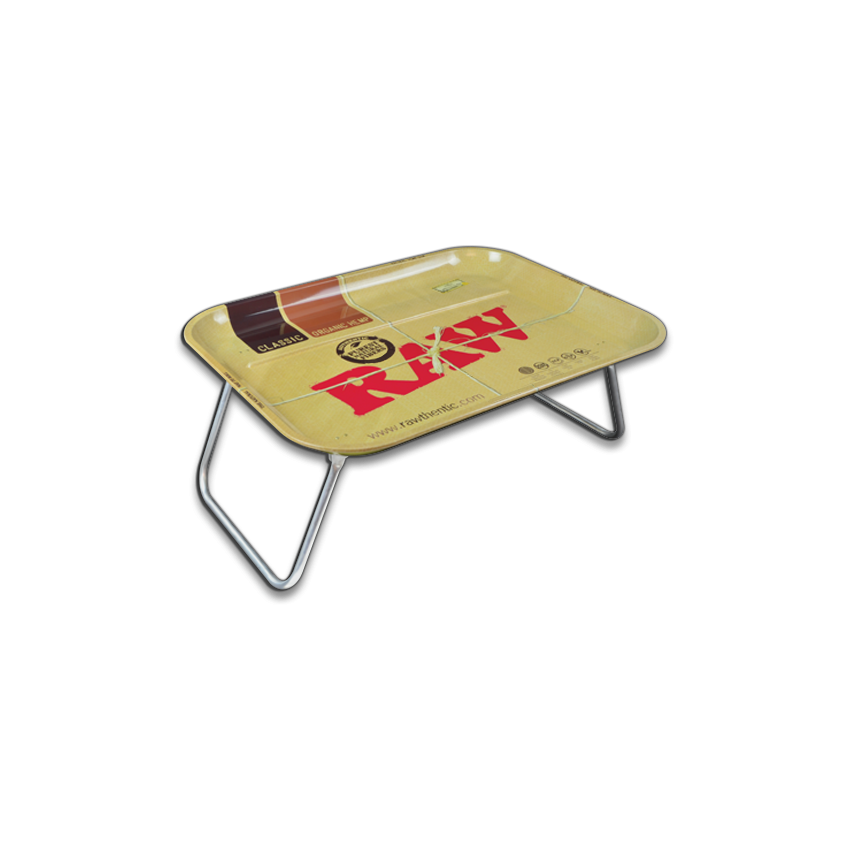 RAW DINNER LAP ROLLING TRAY W/ STAND