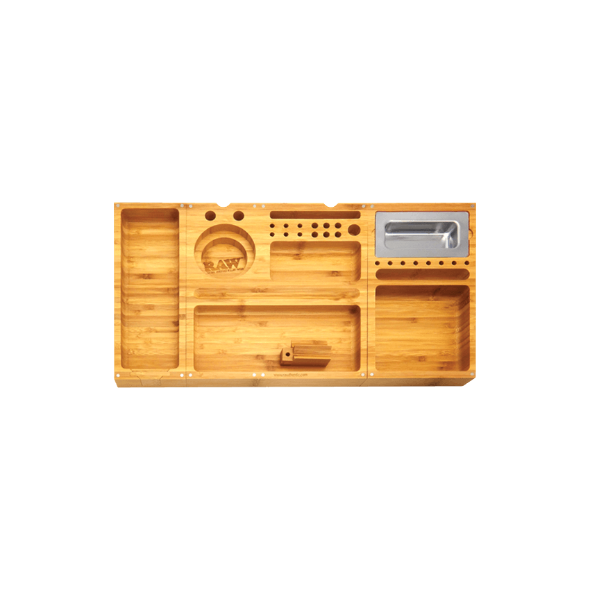 RAW TRAY TRIPLE FLIP BAMBOO W/ MAGNET