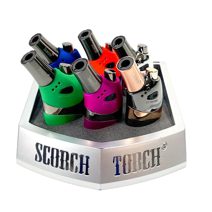 SCORCH TORCH SET 61561-1  EASY GRIP PUSH  6 CT