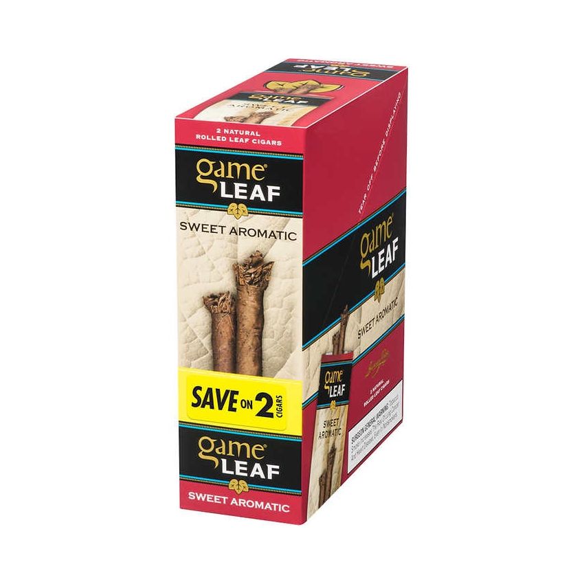 GAME LEAF SAVE ON 2 CIGARILLOS POUCH