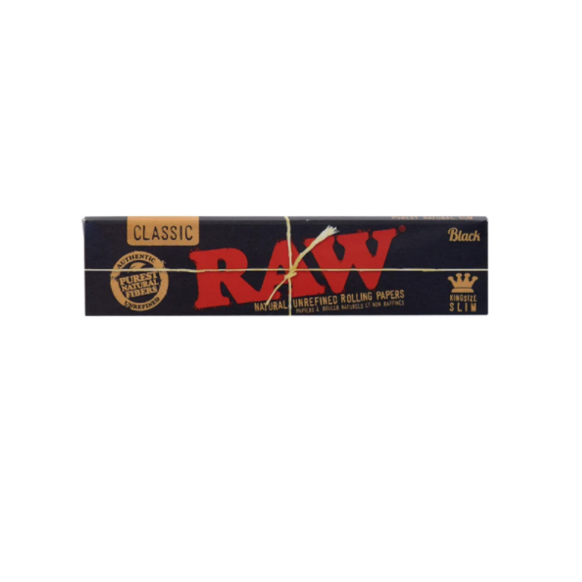 RAW BLACK KING SIZE SLIM 50 CT