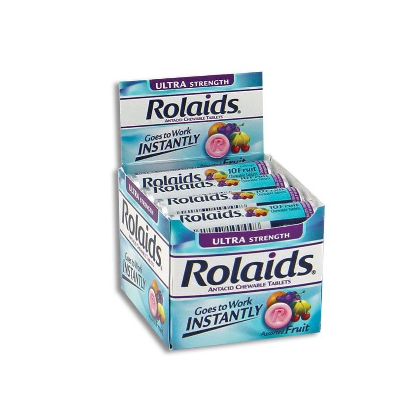 ROLAIDS ULTRA STRENGTH ASSORTED FRUIT 12 CT