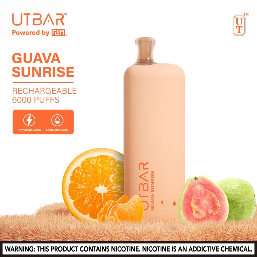 UTBAR DISPOSABLE VAPE 6000 PUFFS 5% 10 CT