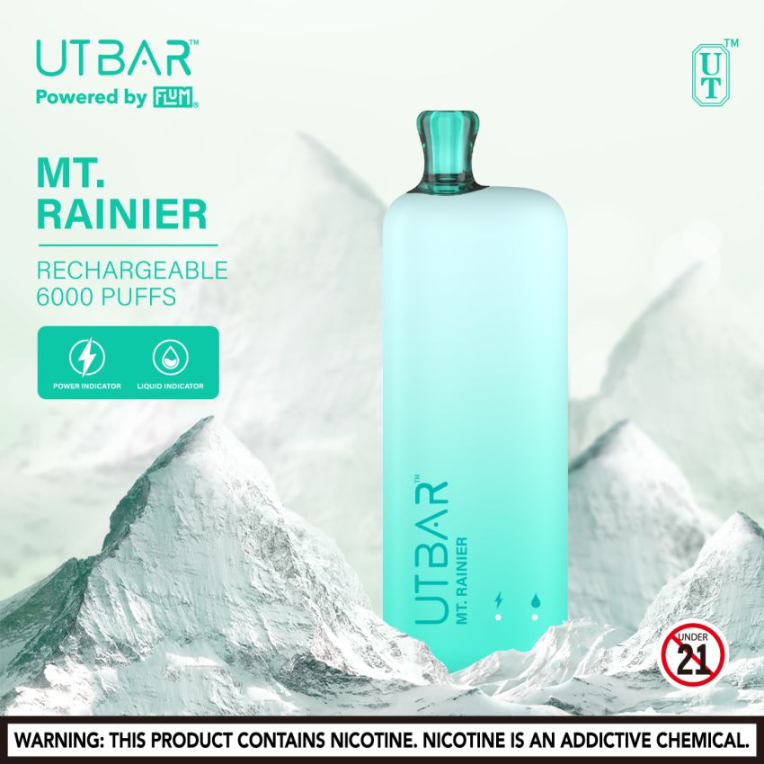 UTBAR DISPOSABLE VAPE 6000 PUFFS 5% 10 CT