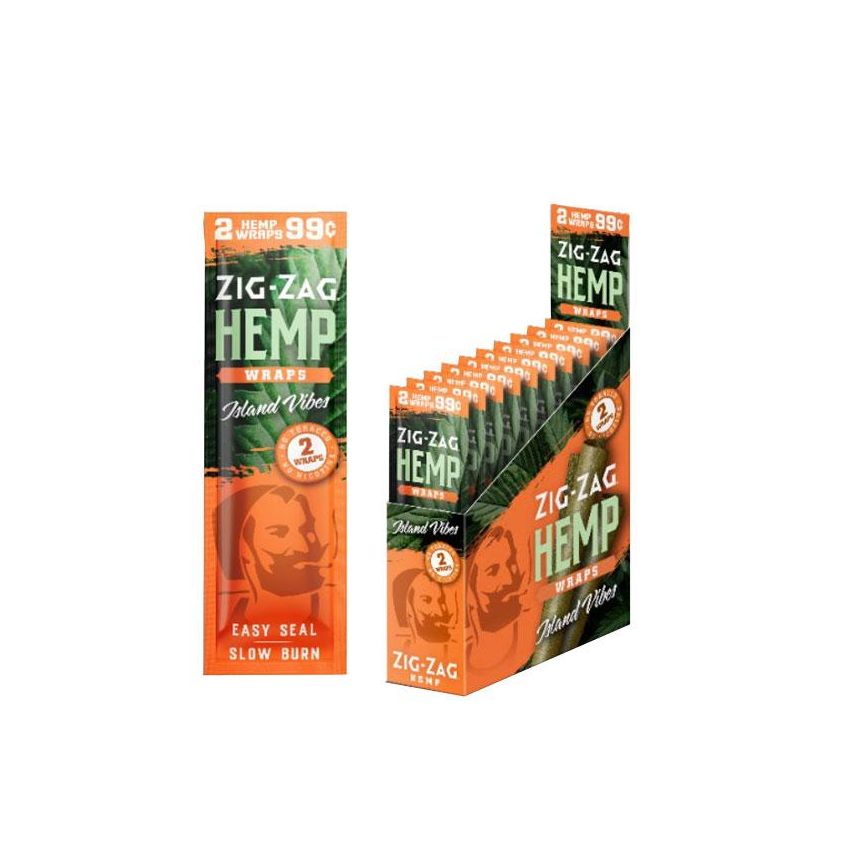 ZIG ZAG HEMP WRAP 2/.99 ISLAND VIBES