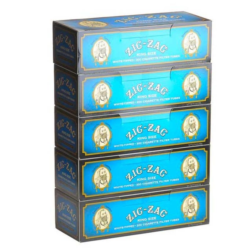 ZIG ZAG BLUE KING TUBES 5PK